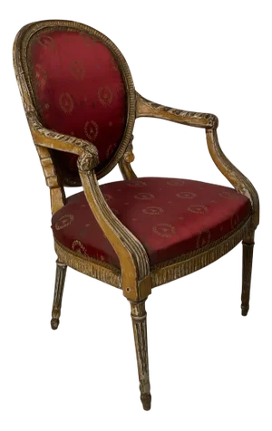 French Baroque Louis XVI Style Armchair