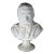 Vintage Arnaldo Giannelli Victor Hugo Alabaster Bust For Sale