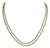 73 Ct Pyrite Beaded Double Strand Necklace With Silver Clasp 2.8mm Beads 18” Long For Sale