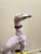 White 1970s Italian Terracotta Glazed Greyhound on Seated Base For Sale - Image 8 of 12
