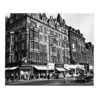 1968 Edinburgh Scotland Shopping Street Photograph by Don Ware For Sale