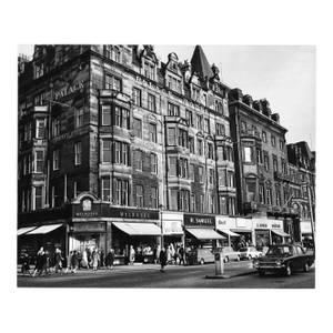 1968 Edinburgh Scotland Shopping Street Photograph by Don Ware