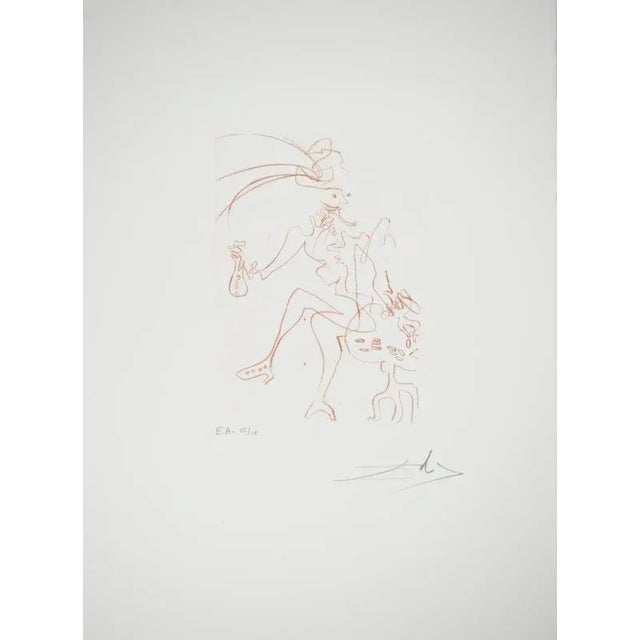 Salvador Dali, Merchant of Venice, Original Engraving For Sale - Image 6 of 6
