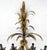 9 "Candles" Light Gilt Metal Sheaf of Leaves Motive Italian Wall Sconce MINT! For Sale - Image 11 of 12