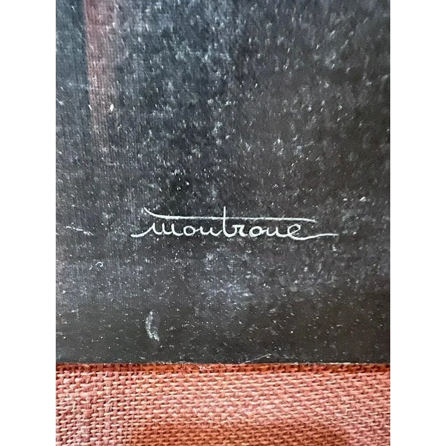 1970s Signed Art Deco Nude by John Montroue For Sale - Image 11 of 13