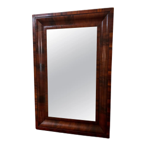 A Brown 19th Century Mahogany Mirror