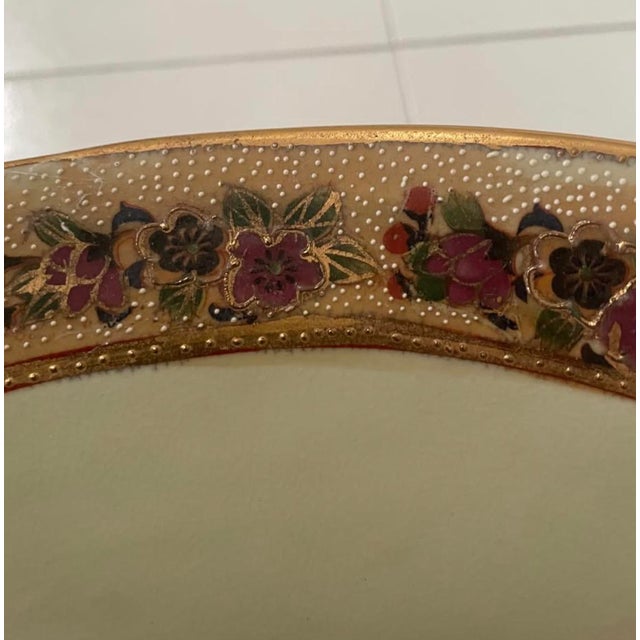 Royal Satsuma Pottery Basket Vase For Sale In New York - Image 6 of 6