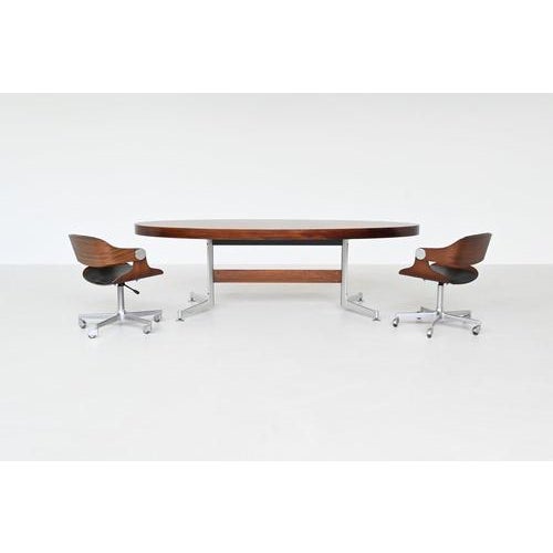 Mid-Century Modern Dining Table by P. Fabricius & J. Kastholm for Kill International, Germany, 1970s For Sale - Image 3 of 18