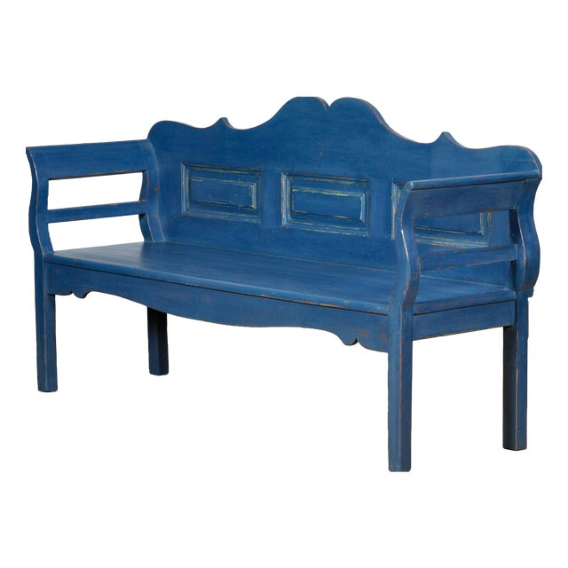 Antique Pine Bench, 1900s For Sale