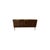 Wood Three-Door Italian Sideboard in Chocolate Glass and Brass from Justfurnituress SRL For Sale - Image 7 of 10
