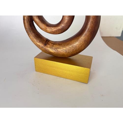 1970s Abstract Wooden Sculpture, France, 1970s For Sale - Image 5 of 8