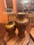 Chocolate 1990s Art Stoneware Urn/ Vases 16” & 10”Tall For Sale - Image 8 of 10