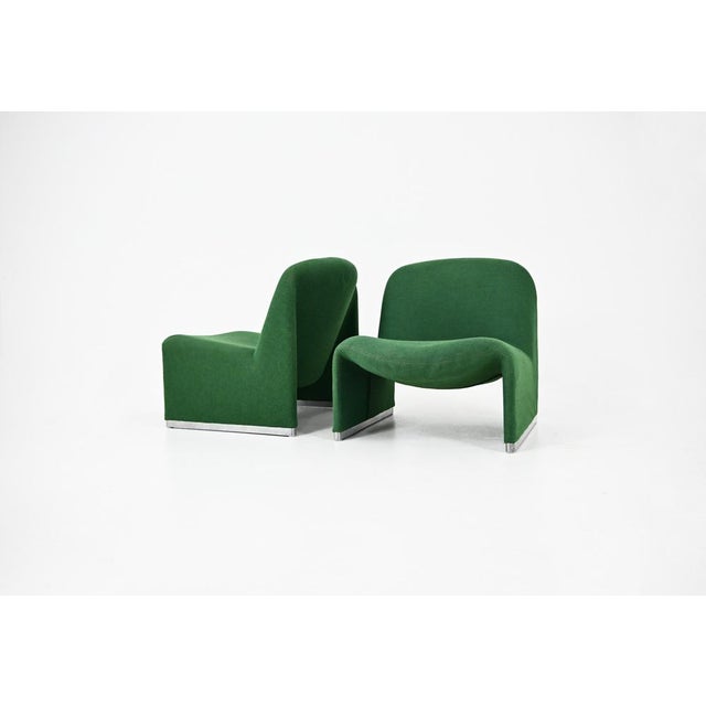 Mid-Century Modern Vintage Alky Chairs by Giancarlo Piretti for Anonyma Castelli, 1970s, Set of 2 For Sale - Image 3 of 9