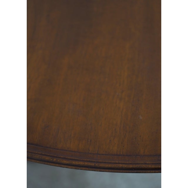 1980s Kittinger Cw-70 Colonial Williamsburg Mahogany Tilt Top Table For Sale - Image 5 of 15