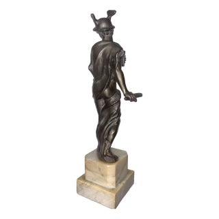 Bronze Mercury Figurine by P. Uccello, 1950 For Sale
