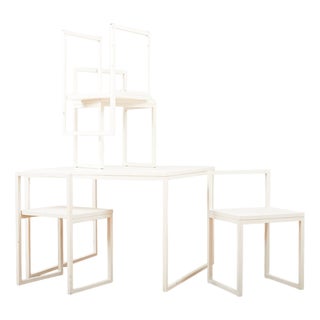 Fronzoni 64 Table Set by AG Fronzoni for Cappellini, 1964, Set of 5 For Sale