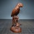 Asian Hand-Carved Boxwood Parrot Figurine on Wooden Base - Asian Sculpture For Sale - Image 3 of 9