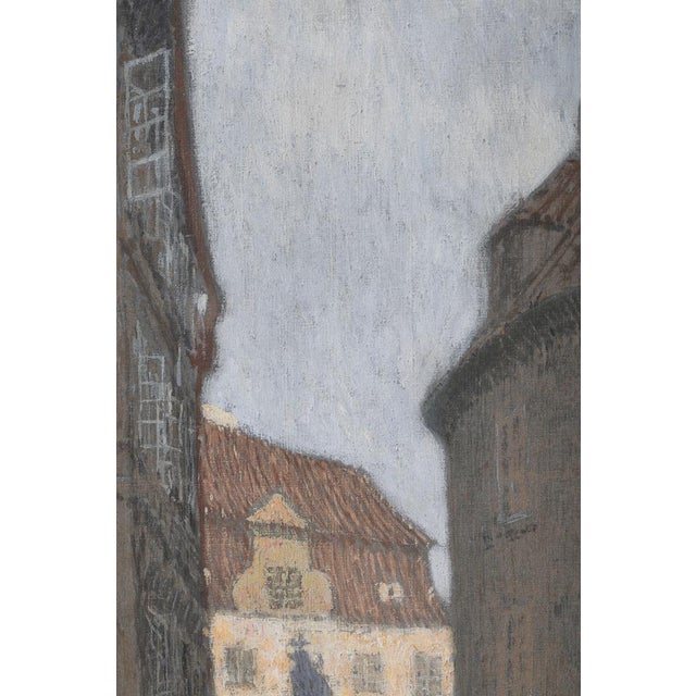 Rudolf Quittner, The Last Rays of Sun, 1903, Oil on Canvas For Sale - Image 3 of 7