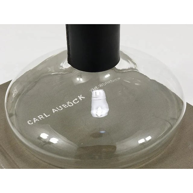 Vase Decanter with Black Leather Top by Carl Auböck, 1950s For Sale - Image 10 of 11