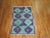 Vintage Zabihi Collection Purple Green Turkish Shag Rug - 3'8" x 4'5" For Sale - Image 4 of 6