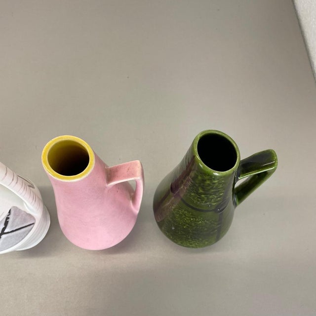 Vintage Fat Lava Pottery Vases from Scheurich Foreign, Germany, 1950s, Set of 4 For Sale - Image 12 of 18