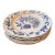 Vintage Mid-Century Modern Blue Danube Dinner Plate - Set of 4 For Sale