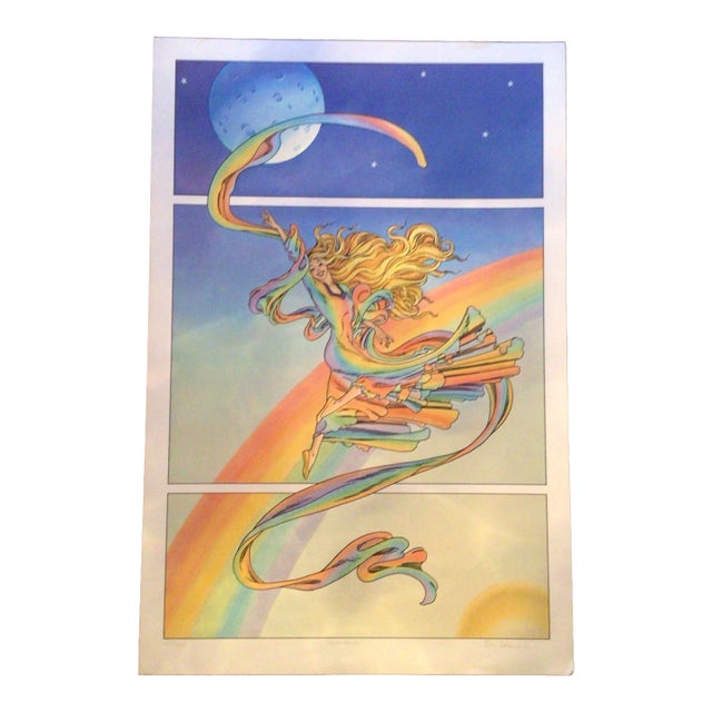 Poster of Polychrome Signed and Numbered by Artist Eric Shanower 129/300 For Sale