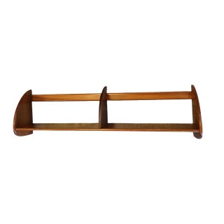 Danish Wall Shelf in Mahogany, 1960s For Sale
