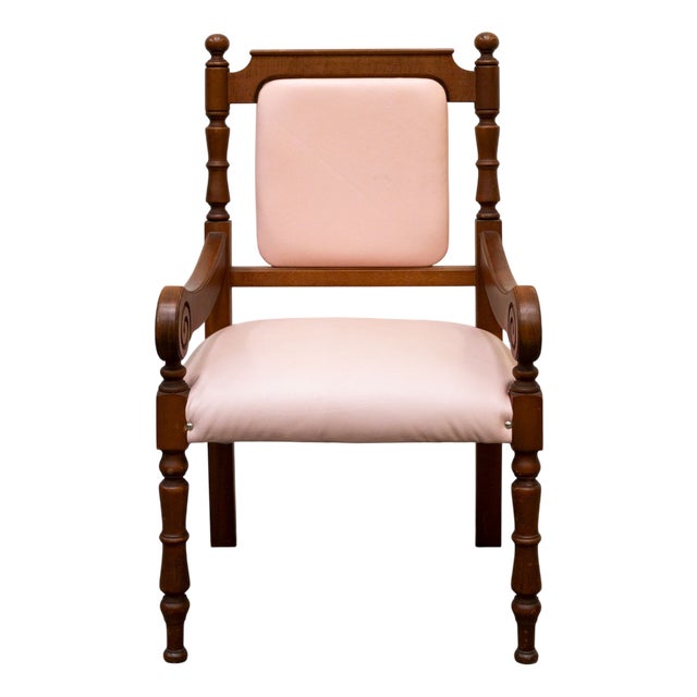 Desk Chair in Beech For Sale