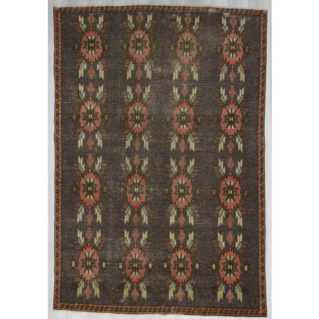 Handknotted unique rug from Kars region of Turkey.Approximatelly 45-55 years old. In very good condition.