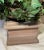 Rustic Vintage Earthenware Planter With Round Faux Plant For Sale - Image 3 of 8