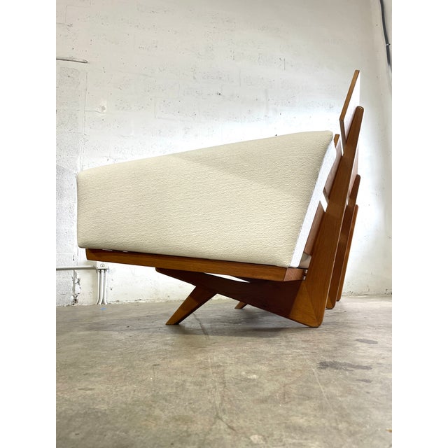 Mid-Century Modern Georg Thams Danish Mid Century Oak Sofa For Sale - Image 3 of 13