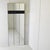 Italian Mirror Coat Rack on Three-Panel Glass and Black Lacquered Wood, 1980s For Sale - Image 11 of 11