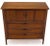 Exposed Sculptural Legs Double Accordion Door Compartment 3 Drawers Gentleman's For Sale - Image 9 of 13