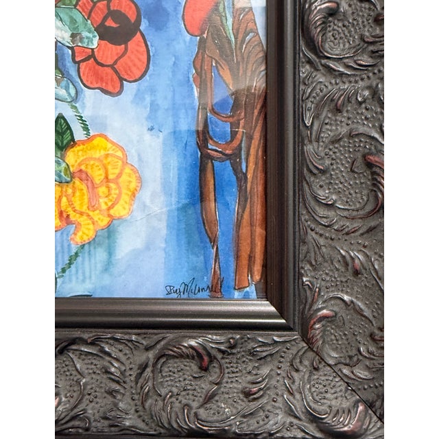 Ivy McConnell Pop Art Giclee Print "Iris Apfel as a Dog", Framed For Sale - Image 9 of 12