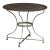 Rustic Antque Garden Table W/Patina Base For Sale