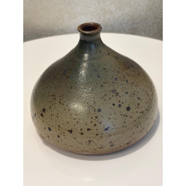french Birds Egg Vase by Atelier Palègre, 1960s For Sale - Image 4 of 9