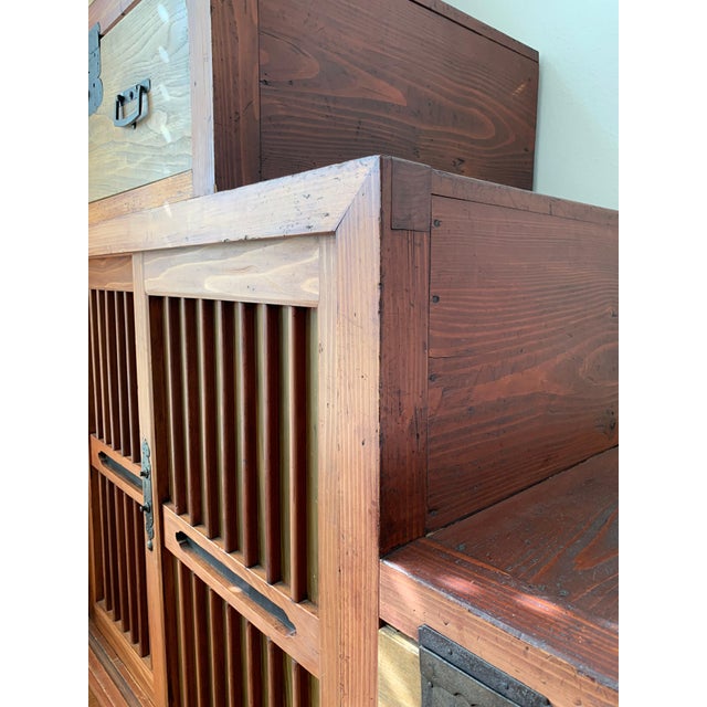 Japanese Kaidan Tansu or Staircase Tansu Meiji Chairish