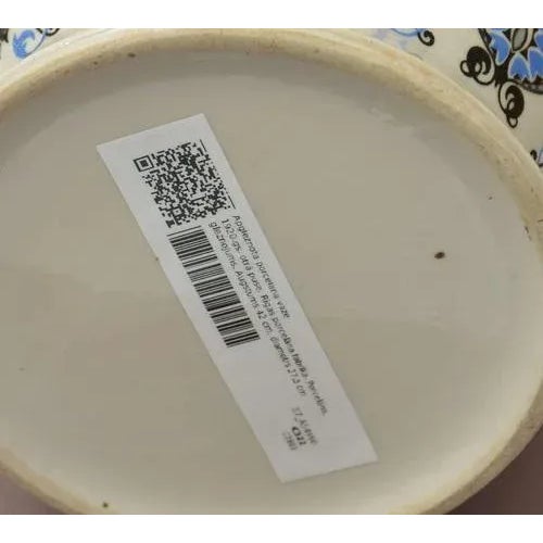 Painted Porcelain Vase For Sale - Image 6 of 7