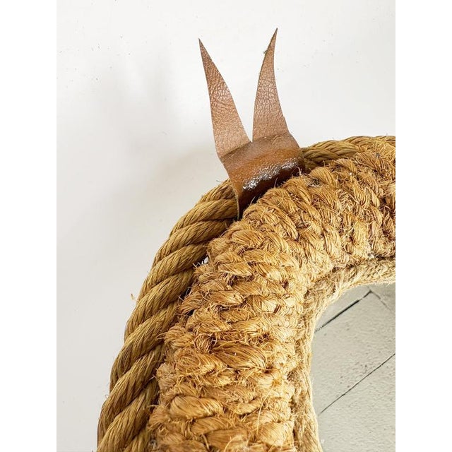 Glass Small Rope Mirror, France, 1960s For Sale - Image 7 of 12