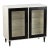 Danish Modern Monochromatic Illuminated Glass Front Cabinet For Sale