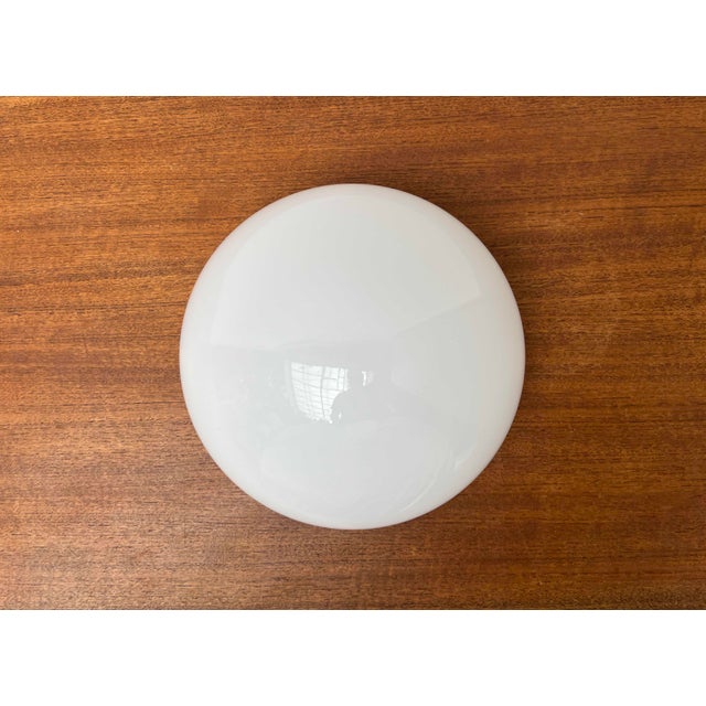 Wilhelm Wagenfeld Mid-Century Modern Minimalist Ceiling or Wall Lamp by Wilhelm Wagenfeld for Lindner, Germany, 1950s For Sale - Image 4 of 11