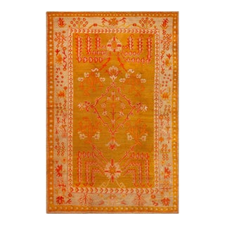 Nazmiyal Collection Antique Turkish Oushak Rug For Sale