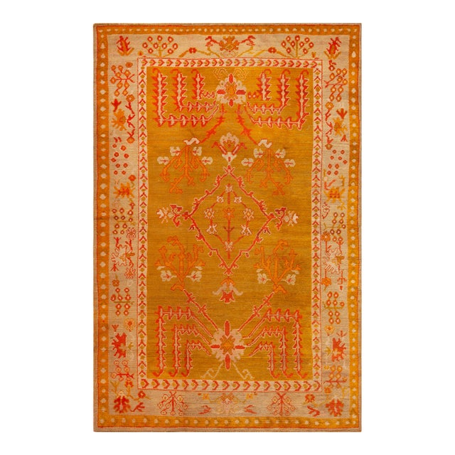 Nazmiyal Collection Antique Turkish Oushak Rug For Sale