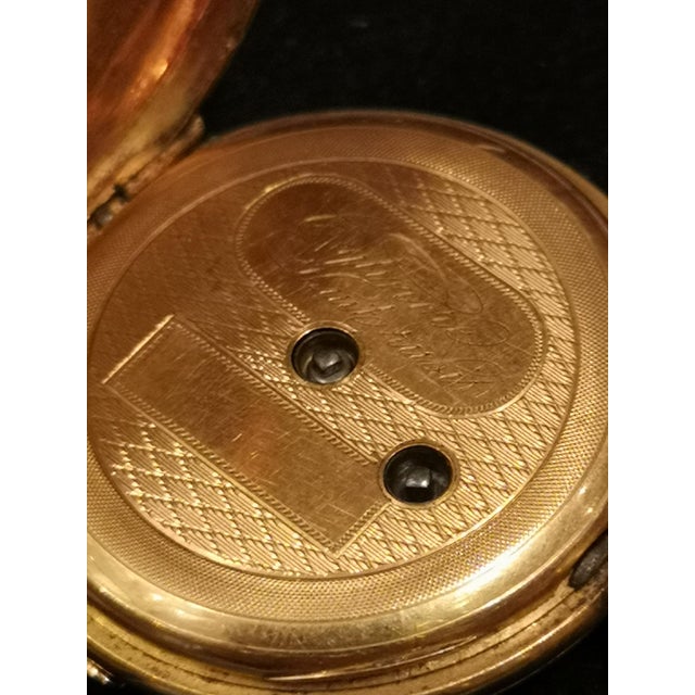 Gold Pocket Watch with Key, France For Sale - Image 6 of 12