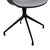 Plastic AAC20 Chairs in Grey and Black Plastic from Hay, Set of 6 For Sale - Image 7 of 18