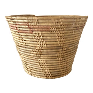 Vintage Southwest Handcrafted Basket For Sale