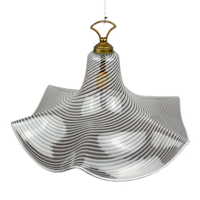 Murano Glass Pendant Lamp, Italy, 1970s For Sale