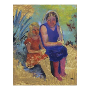 Rest by the Wayside, Jalal Gharbi Oil on Canvas Painting