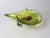 Vintage Murano Sommerso Apple Green and Brown Glass Bowl with Organic Sculptural Form, 1970 For Sale - Image 11 of 16